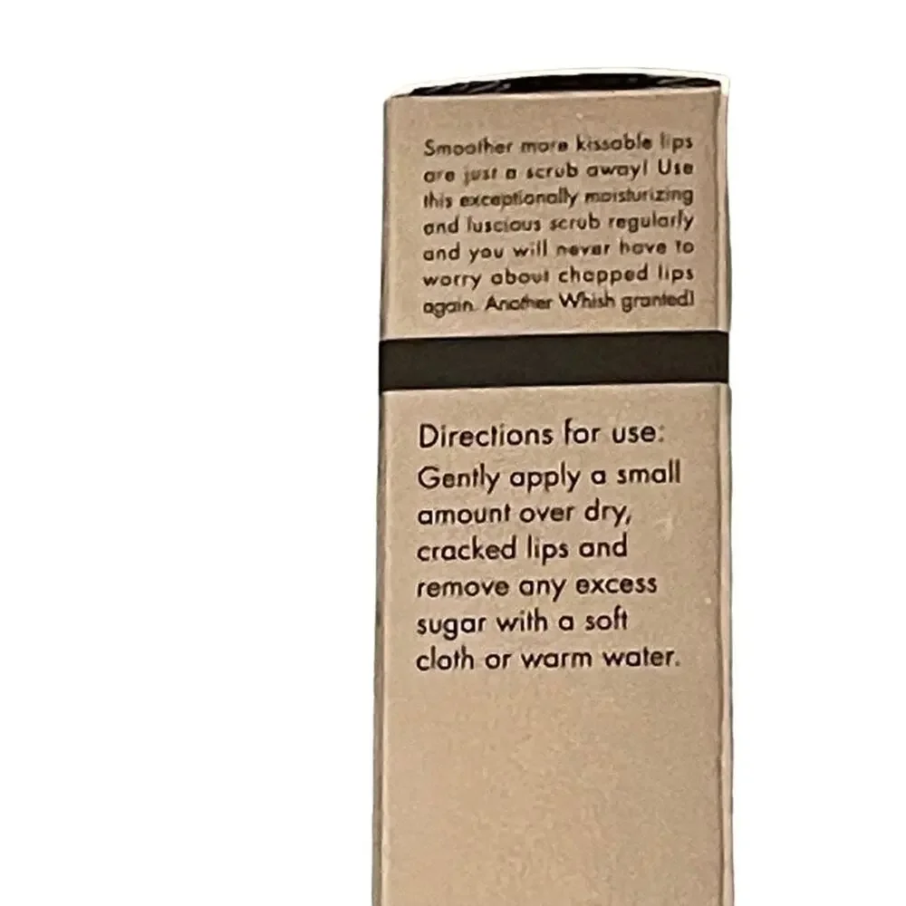 Whish Lip Scrub Vanilla Bean .74 Oz  new‎ in box